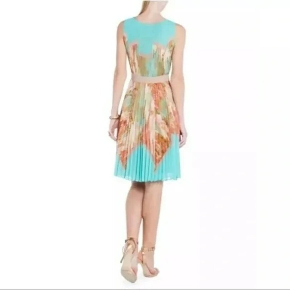 D-4. BCBGMaxazria Ksenia Dress Blue US 0 - Picture 3 of 5